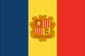 Andorra flag, National Parks Guy