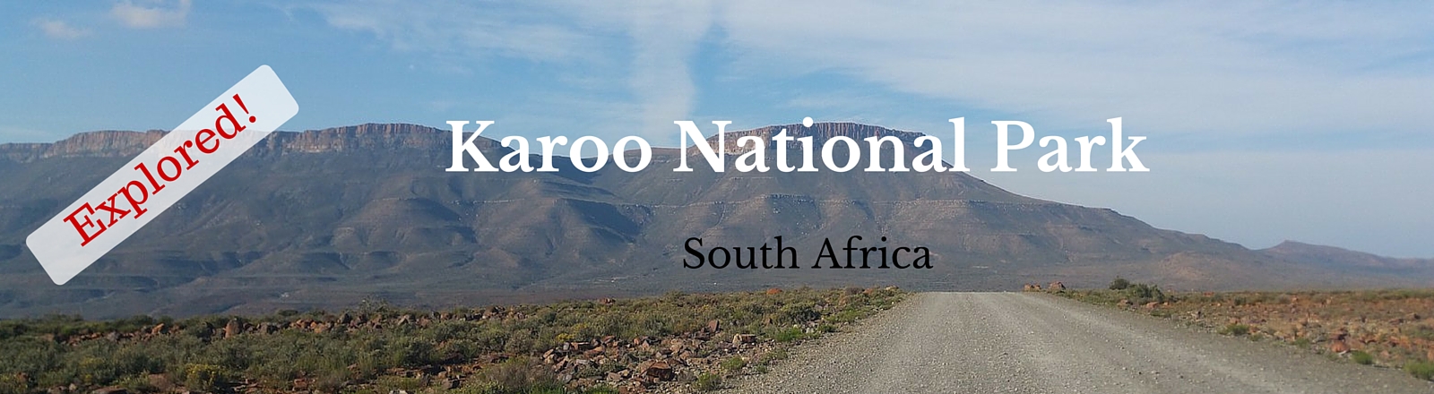 National Parks Guy, Exploring the Karoo National Park
