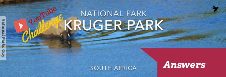 Kruger National Park Challenge Answers